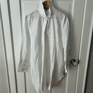 J. Crew Button-down Beach Cover-up NWT, M